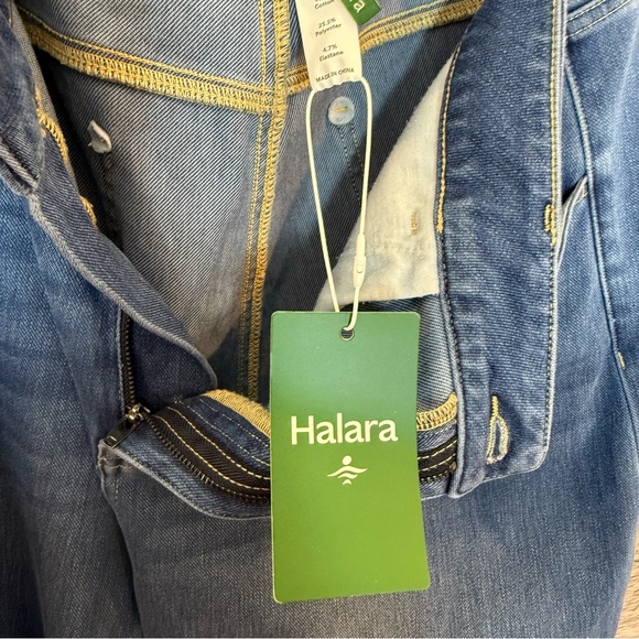 Halara Flex™ High Waisted Wide Leg Cuffed Jeans – XL Regular – Blue - Picture 6 of 9